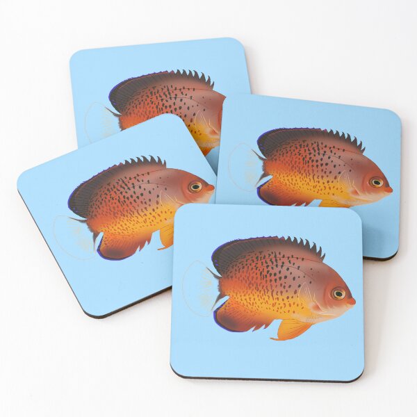 Item preview, Rusty Dwarf Angelfish designed and sold by Copperbora.