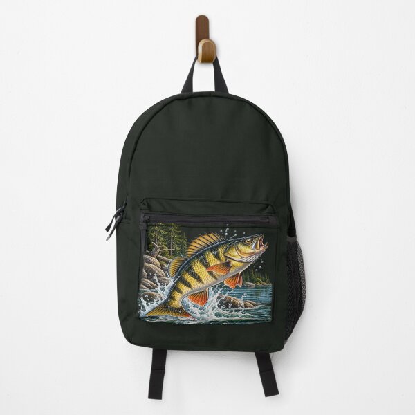 Item preview, Yellow Perch Vintage Fishing Illustration – North American Freshwater Fish designed and sold by Northbound Trail.