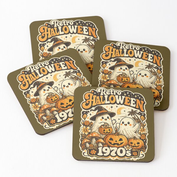 Item preview, Retro Halloween 1970s | Vintage Groovy Halloween designed and sold by mocci10.