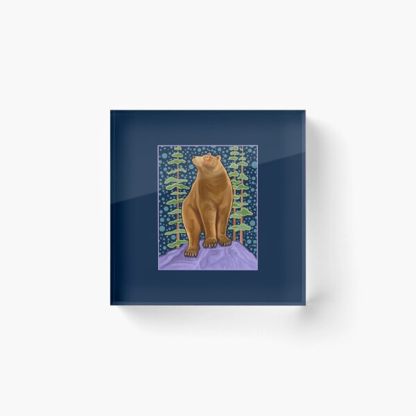 Item preview, Mid Century Modern Brown Bear designed and sold by rorabeenie.
