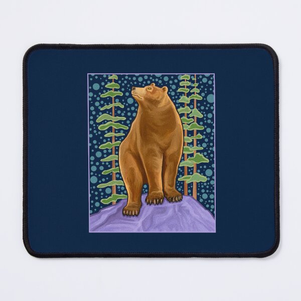 Item preview, Mid Century Modern Brown Bear designed and sold by rorabeenie.