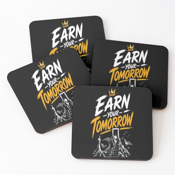Item preview, Earn Your Tomorrow  Motivational Success & Growth Mindset designed and sold by v6ziix.