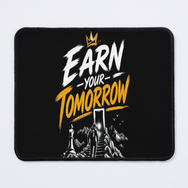 Item preview, Earn Your Tomorrow Motivational Success & Growth Mindset designed and sold by v6ziix.