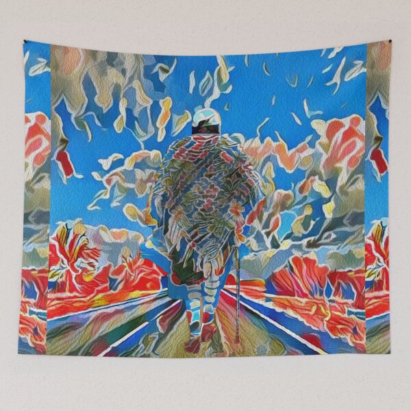Item preview, Portrait of a Colombian Road Warrior designed and sold by Diego-t.