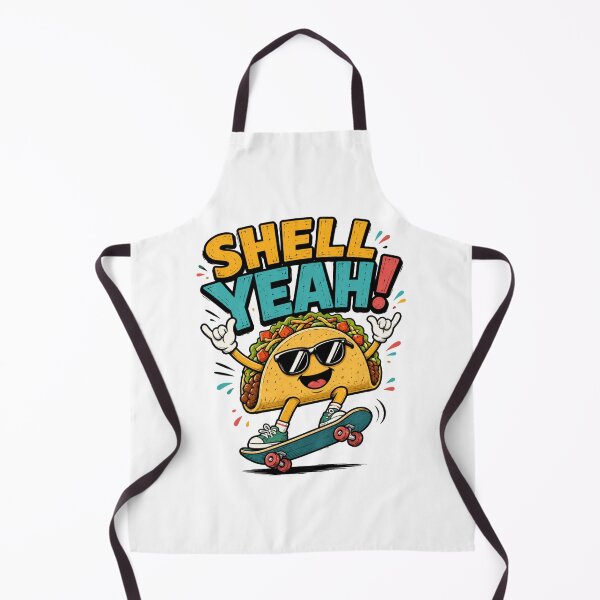 Item preview, Shell Yeah! Funny Taco Skateboarder designed and sold by CraigDesignWork.