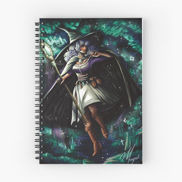 Item preview, Witch in forest illustration  designed and sold by Mayali Artistry .
