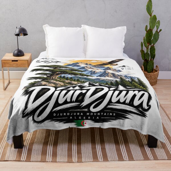 Item preview, Djurdjura Mountains Algeria – Algerian Mountain Vintage Graphic | DjurDjura Outdoor Adventure Design designed and sold by zdzdesigner.