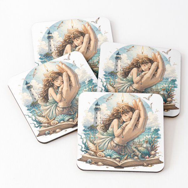 Item preview, Guardian of Ocean Dreams – Enchanting Sea Illustration designed and sold by Minddey.