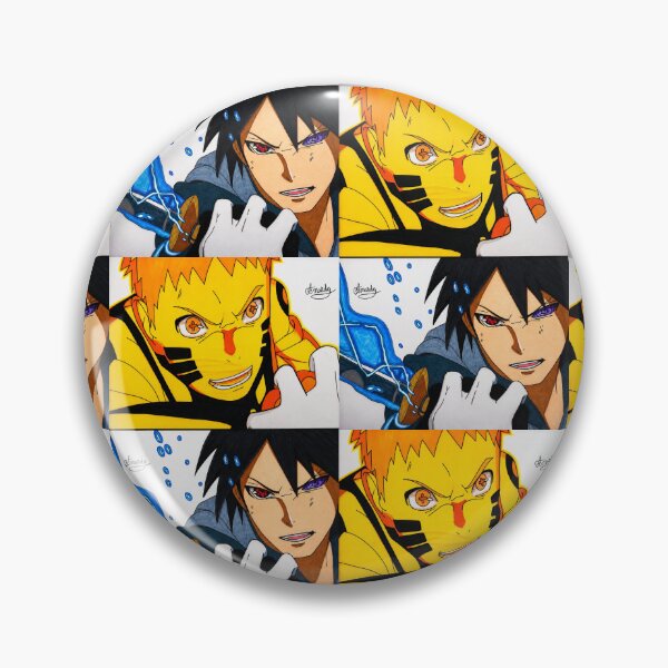 Item preview, Naruto and Sasuke vs Momoshiki designed and sold by Amanda-Drawing.