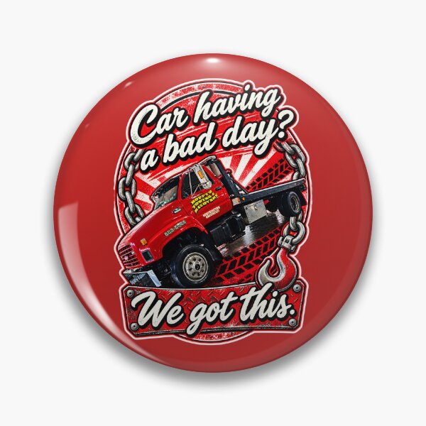 Item preview, Car Having a Bad Day? We Got This! Hoppy's Towing & Recovery Tow Truck Design designed and sold by Shabby Script Archive | Digital Designer .