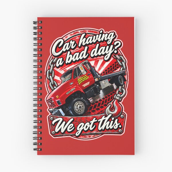 Item preview, Car Having a Bad Day? We Got This! Hoppy's Towing & Recovery Tow Truck Design designed and sold by Shabby Script Archive | Digital Designer .