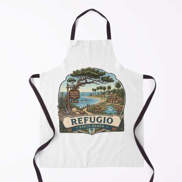 Item preview, Refugio State Beach California Pioneer Palm Cove Emblem designed and sold by LittleArij.
