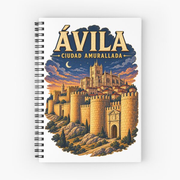 Item preview, Ávila Ciudad Amurallada – Vintage Spain Travel Poster designed and sold by Past in Threads.