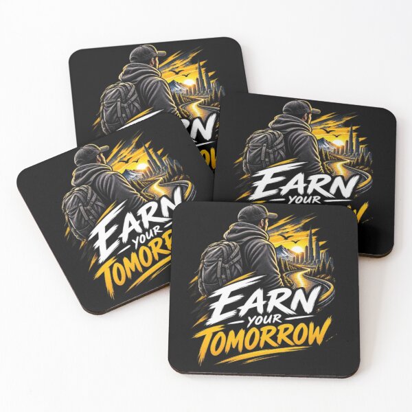 Item preview,  Earn Your Tomorrow  Motivational Success & Growth Mindset designed and sold by v6ziix.