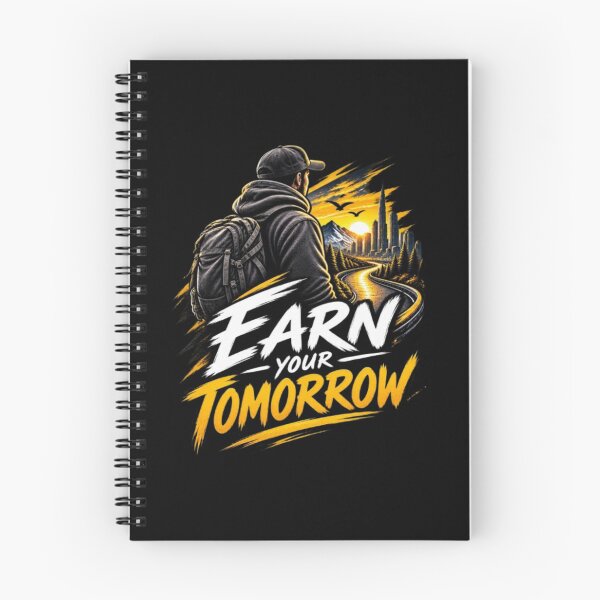 Item preview,  Earn Your Tomorrow  Motivational Success & Growth Mindset designed and sold by v6ziix.