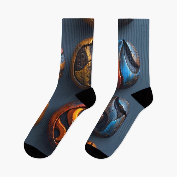 Item preview, Abstract coffee bean patterns in gold and blue designed and sold by Mianku | Für das Leben.