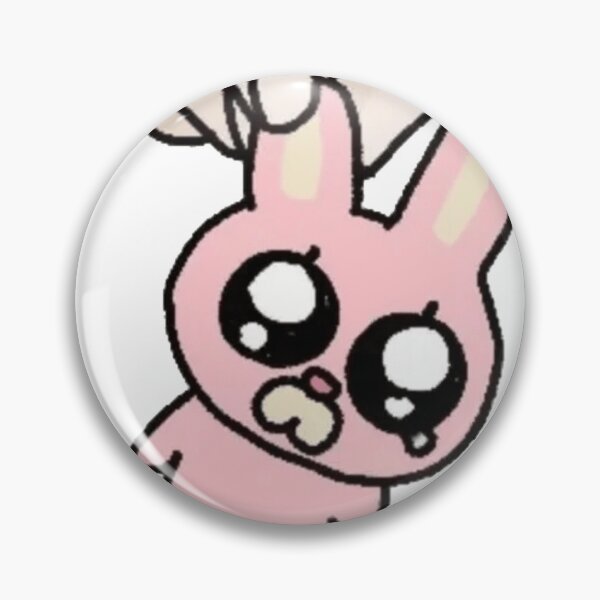 Item preview, Sad Kawaii Pink Bunny Doodle designed and sold by Tazmamert-HALOM.