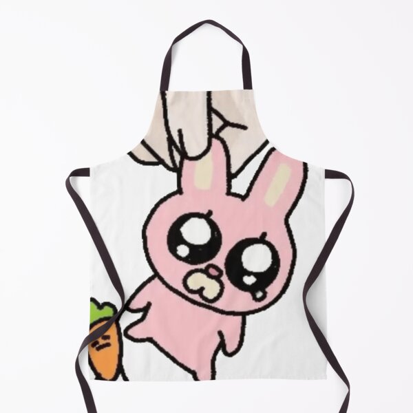 Item preview, Sad Kawaii Pink Bunny Doodle designed and sold by Tazmamert-HALOM.