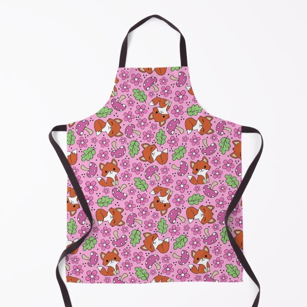 Item preview, Fox Friends Floral in Pink designed and sold by KrisInStitches.