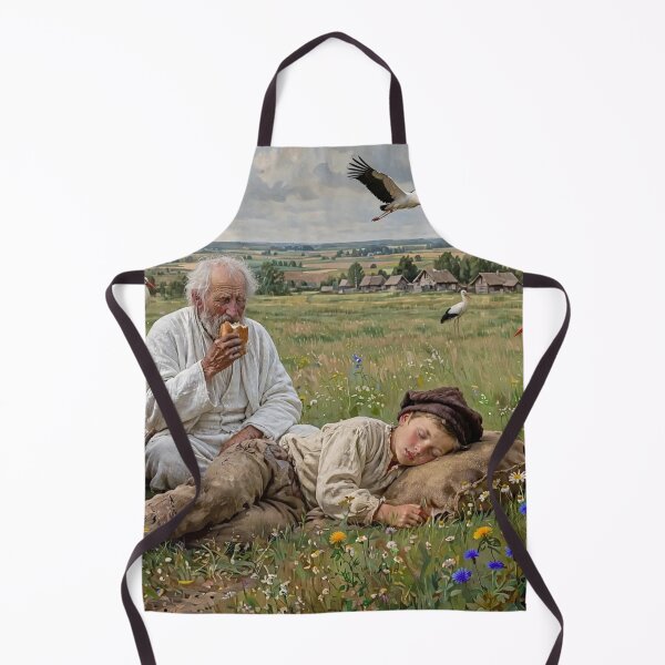 Item preview, Chelmonski's Storks - Grandpa, Boy, Dog and Storks | Polish Folk designed and sold by Surviving Monday Club.