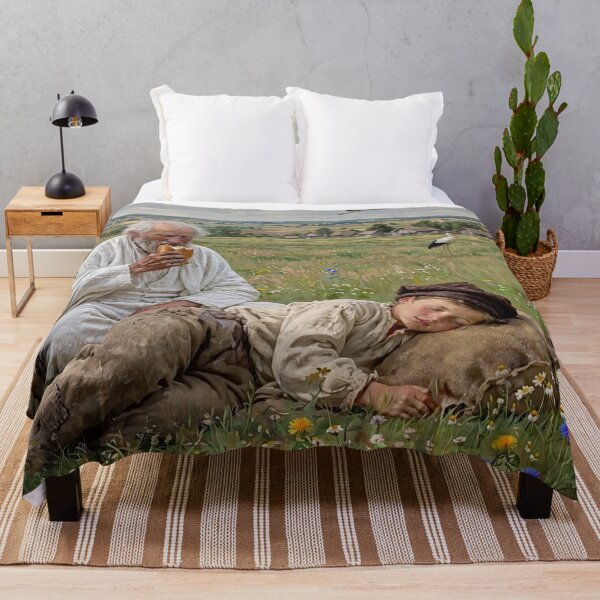 Item preview, Chelmonski's Storks - Grandpa, Boy, Dog and Storks | Polish Folk designed and sold by Surviving Monday Club.