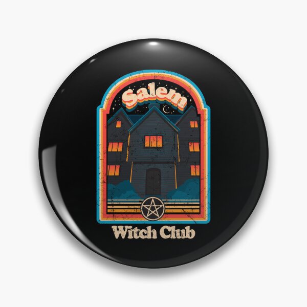 Item preview, Retro distressed Salem Witch Club design designed and sold by Jdawnink.