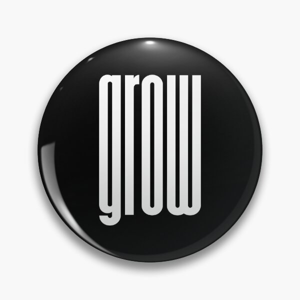 Item preview, Grow Minimalist Motivational Typographic Quote designed and sold by DaliborP.