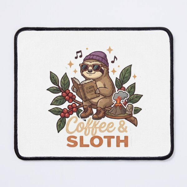 Item preview, Cute Hiking Sloth Tropical Adventure Outdoor Sticker designed and sold by maykgg.