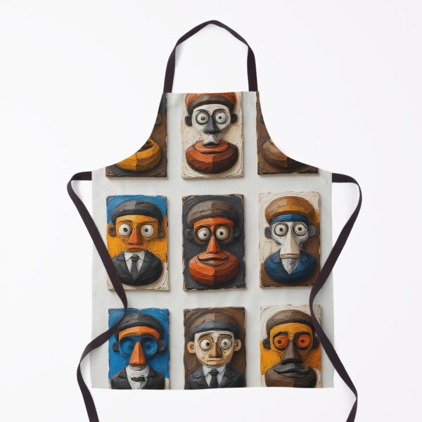 Item preview, Nine colorful pixel portraits of mysterious figures designed and sold by Mianku | Für das Leben.