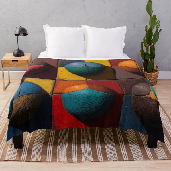 Item preview, Geometric balls arranged on colored tiles designed and sold by Mianku | Für das Leben.