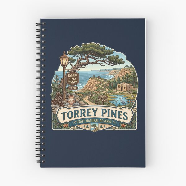 Item preview, Torrey Pines State Natural Reserve California Vintage Emblem designed and sold by LittleArij.