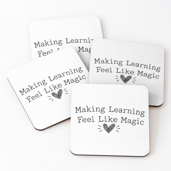 Item preview, Making Learning Feel Like Magic,Inspirational Teacher designed and sold by CloudyPress.