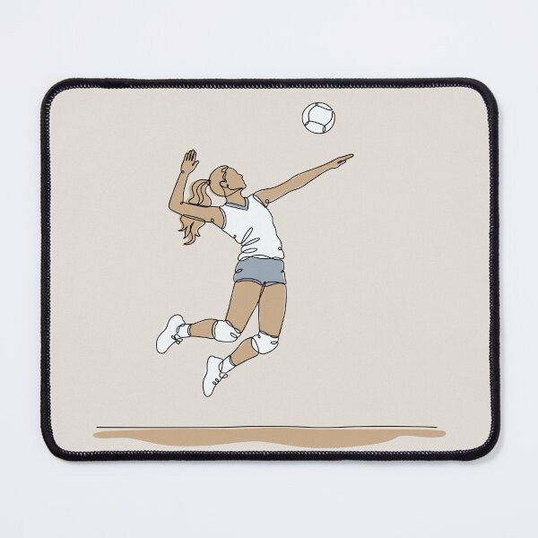 Item preview, Volleyball One Line Drawing designed and sold by MaddiLoppnow.