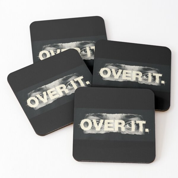 Item preview, Over It Shirt – Minimalist Streetwear – Y2K Grunge Aesthetic Gift designed and sold by FurryPrintLab-FurryPrintLabDesign.