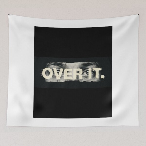 Item preview, Over It Shirt – Minimalist Streetwear – Y2K Grunge Aesthetic Gift designed and sold by FurryPrintLab-FurryPrintLabDesign.