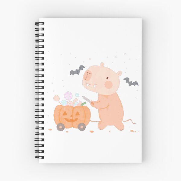 Item preview, Cute Halloween Capybara Vampire With Pumpkin Candy Cart Tee designed and sold by LinneaMiller.