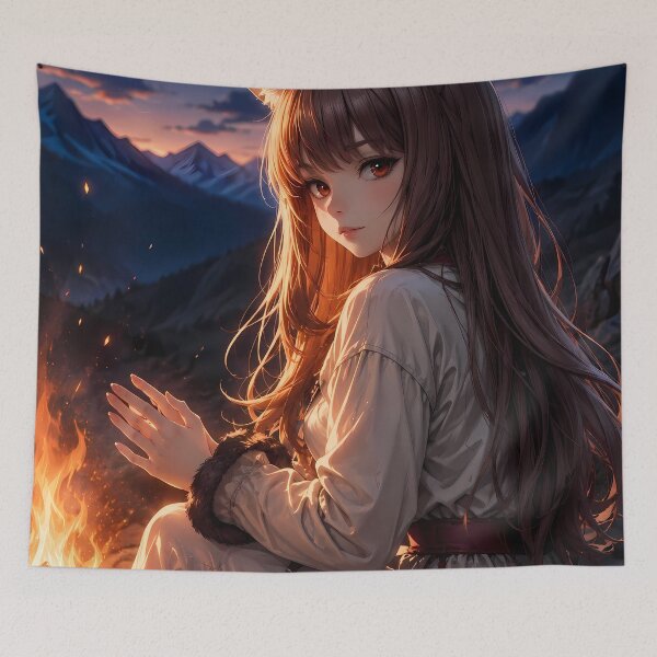 Artikelvorschau, Holo Spice and Wolf Mountain Lagerfeuer Dämmerung entworfen und verkauft von mildaclairmo.