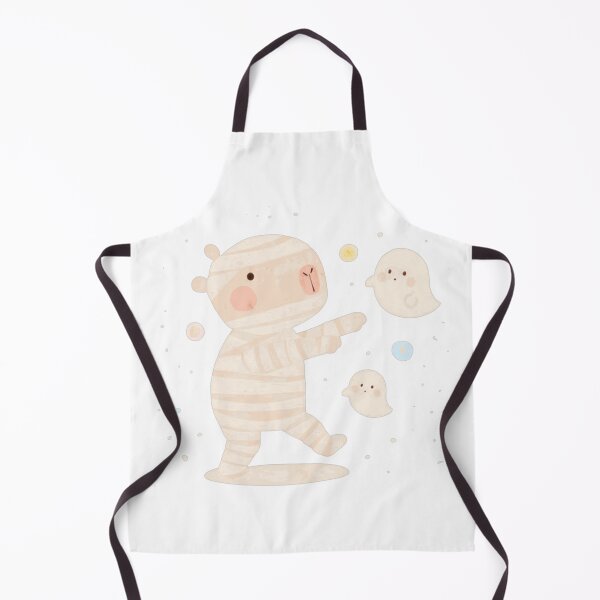 Item preview, Cute Halloween Capybara Mummy With Ghosts Tee designed and sold by LinneaMiller.