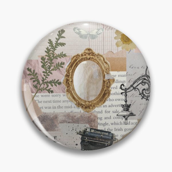 Item preview, Soft Vintage Botanical Literary Collage designed and sold by kelljacoy.