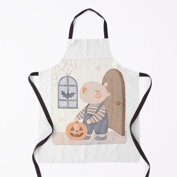 Item preview, Cute Halloween Capybara With Pumpkin Tee designed and sold by LinneaMiller.