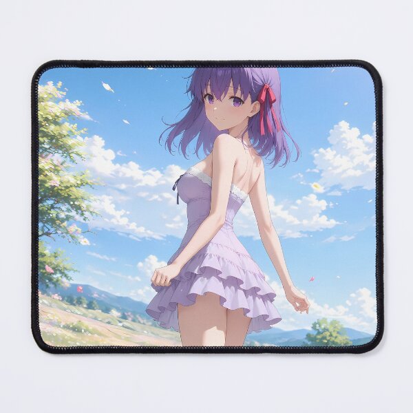 Item preview, Sakura Matou Fate Stay Night Flower Meadow Stroll designed and sold by mildaclairmo.