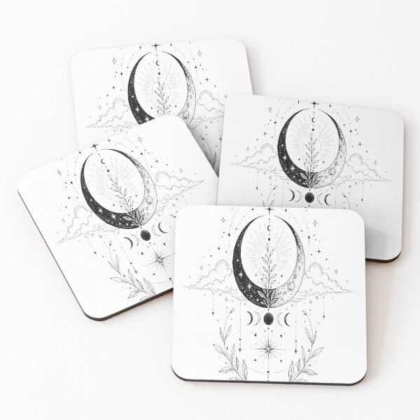 Item preview, Celestial Moon Phases & Botanical Mysticism  designed and sold by Marianarcezar.