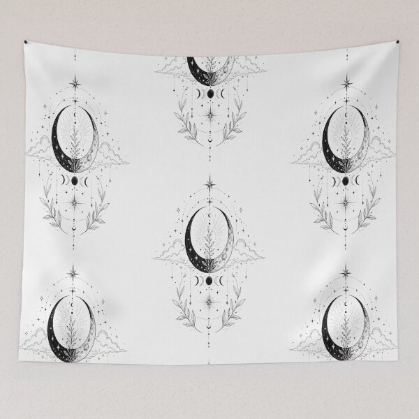 Item preview, Celestial Moon Phases & Botanical Mysticism  designed and sold by Marianarcezar.