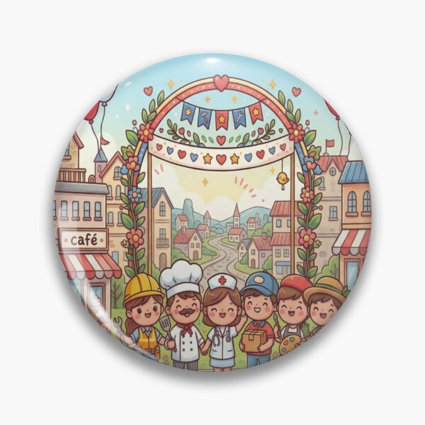 Item preview, Kawaii Happy Labour Day Cute Professions Graphic Design designed and sold by InspiredCreatives.