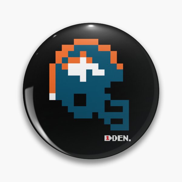 Item preview, Broncos Tecmo Bowl Helmet designed and sold by TecmoBowlSports.