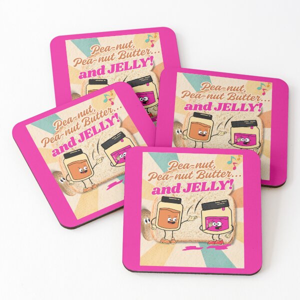 Item preview,  Peanut Butter and Jelly Song - Retro Dancing PB&J Cartoon Food Duo designed and sold by pulse_retail.