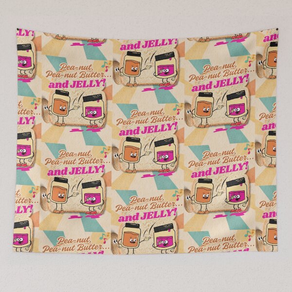 Item preview,  Peanut Butter and Jelly Song - Retro Dancing PB&J Cartoon Food Duo designed and sold by pulse_retail.