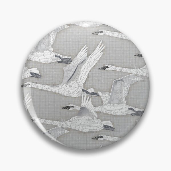 Item preview, swan mosaic stone designed and sold by scrummy.