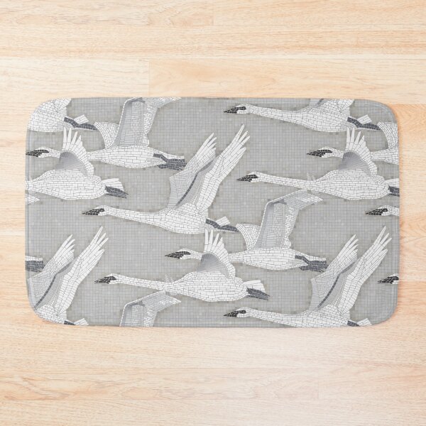 Item preview, swan mosaic stone designed and sold by scrummy.