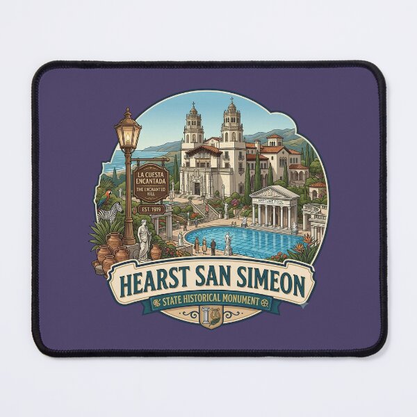 Item preview, Hearst San Simeon La Cuesta Encantada Historic Emblem designed and sold by LittleArij.